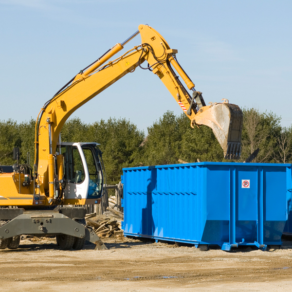 what are the rental fees for a residential dumpster in Stafford Springs